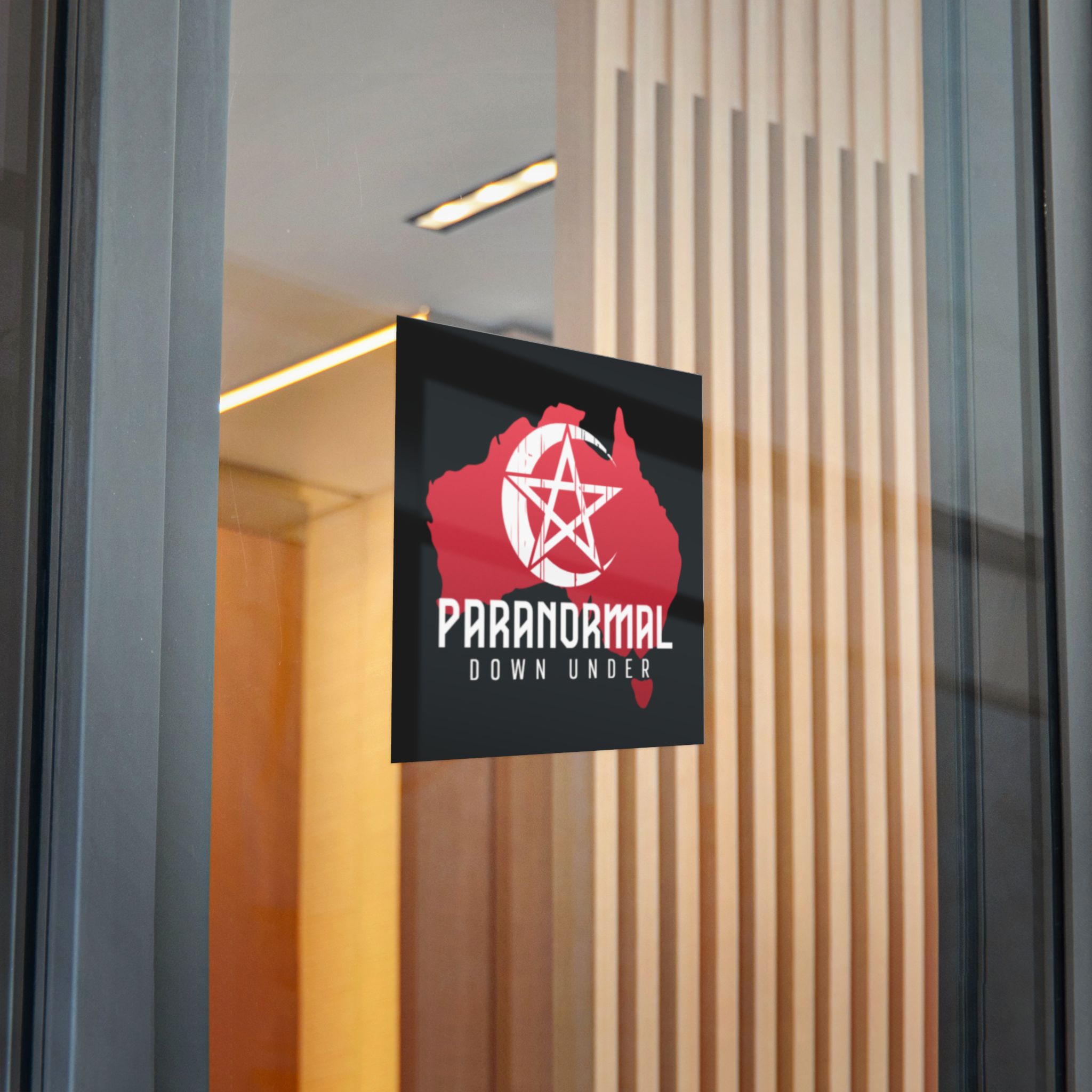 Die-Cut Stickers - "Paranormal Down Under" Logo Sticker - Image 4