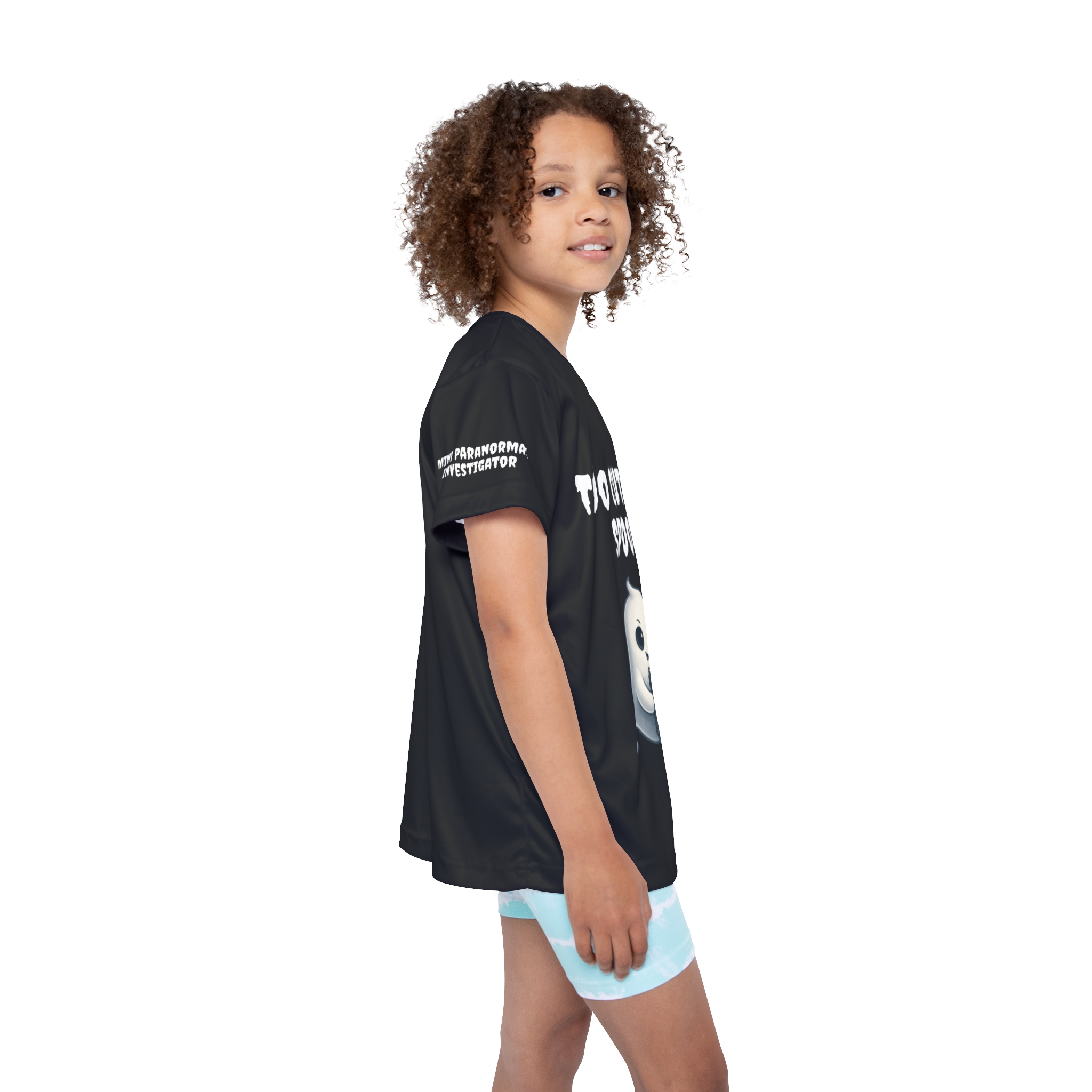 Kids T-shirt Spooky Ghost Halloween Too Cute To Spook - Image 5