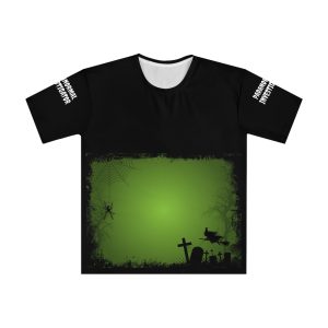 Men's Halloween Graphic Tee, Spooky Casual T-shirt for Halloween Parties, Creepy AOP Men's Shirt, Ghost-Themed Apparel, Perfect for [...]