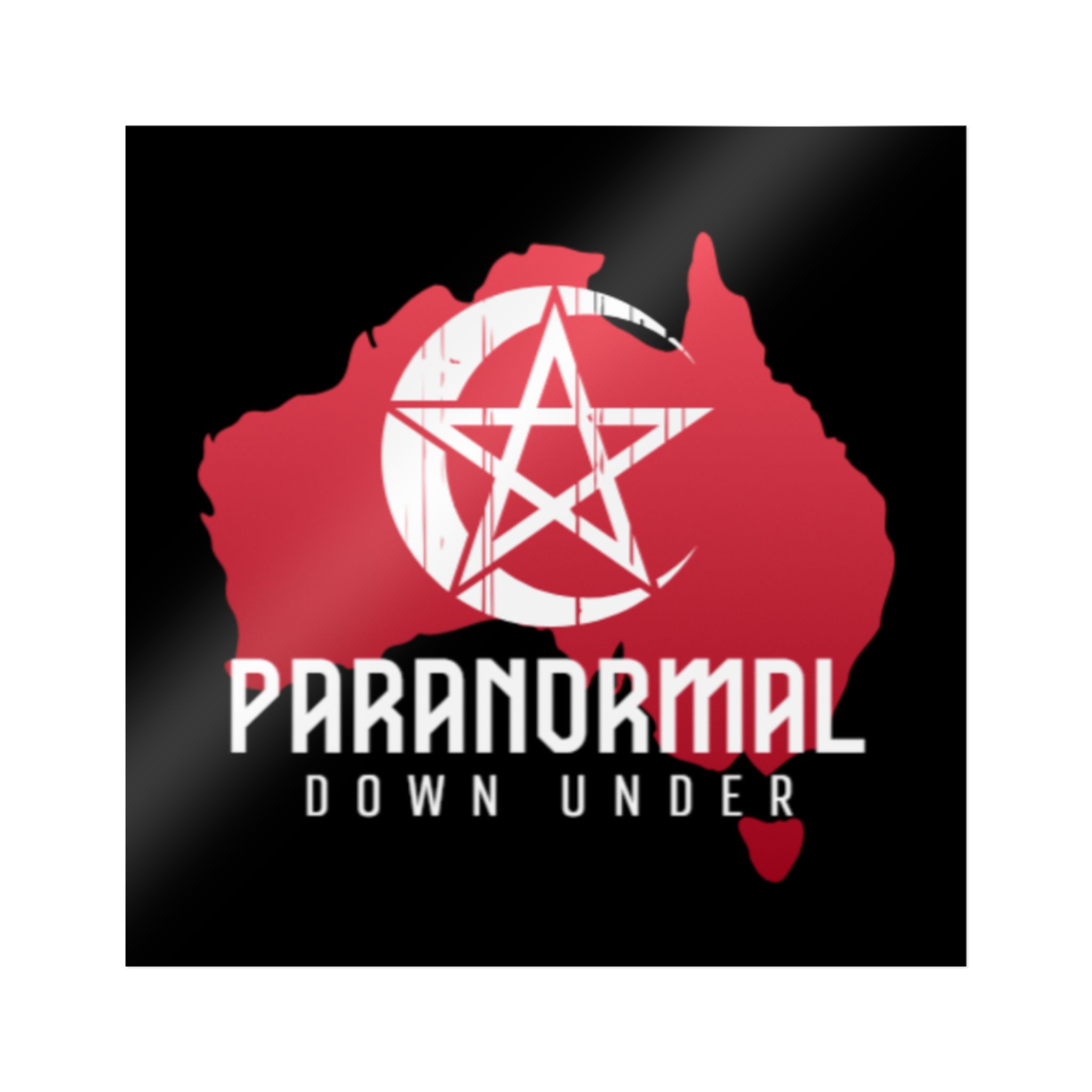 Die-Cut Stickers - "Paranormal Down Under" Logo Sticker