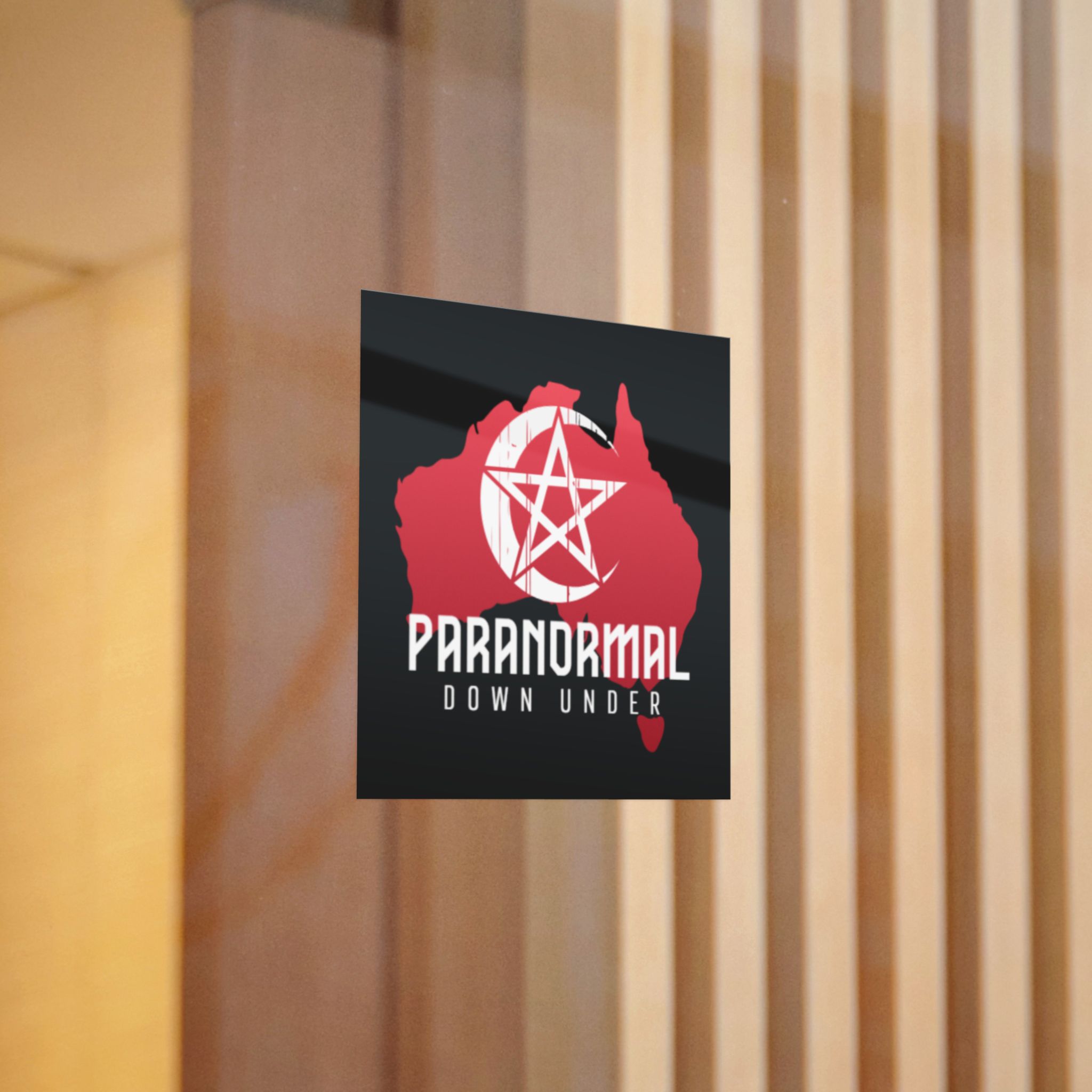 Die-Cut Stickers - "Paranormal Down Under" Logo Sticker - Image 3