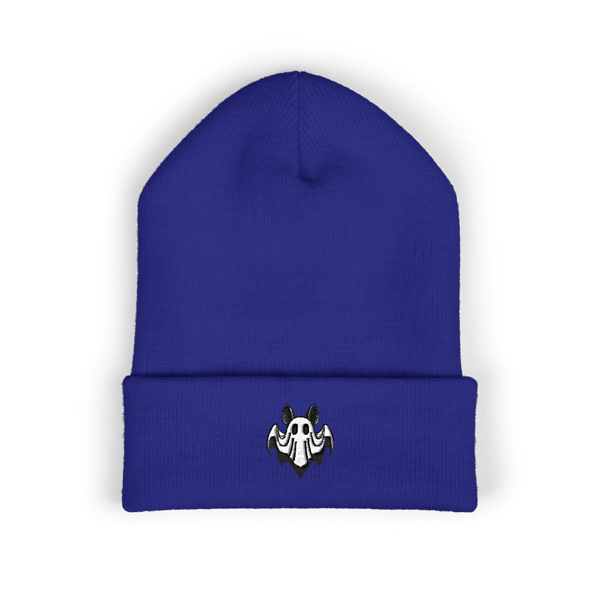 Embroidered Beanie - Ghost Bat Design - Image 9