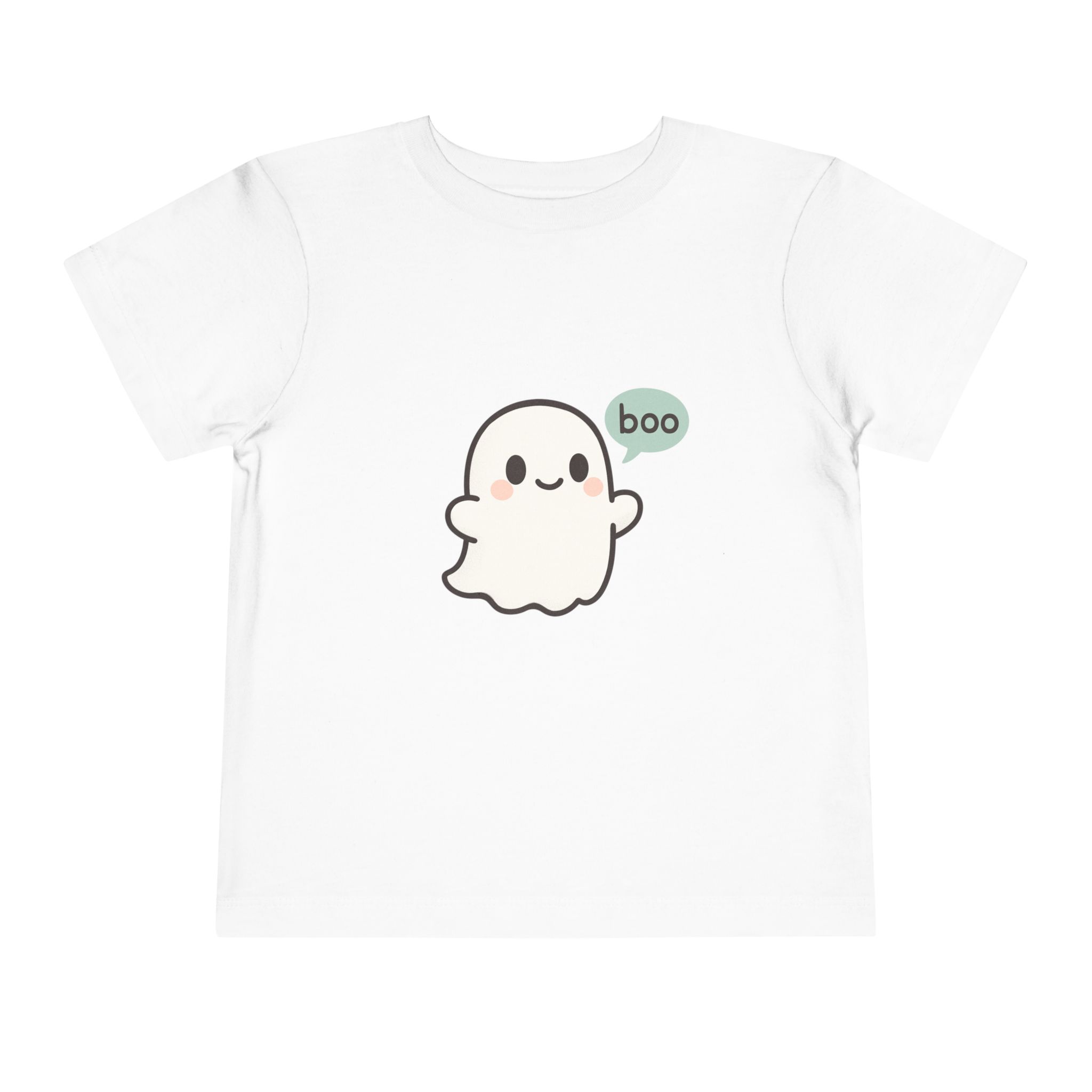 Ghostly Toddler Tee with 'BOO' Design - Image 5