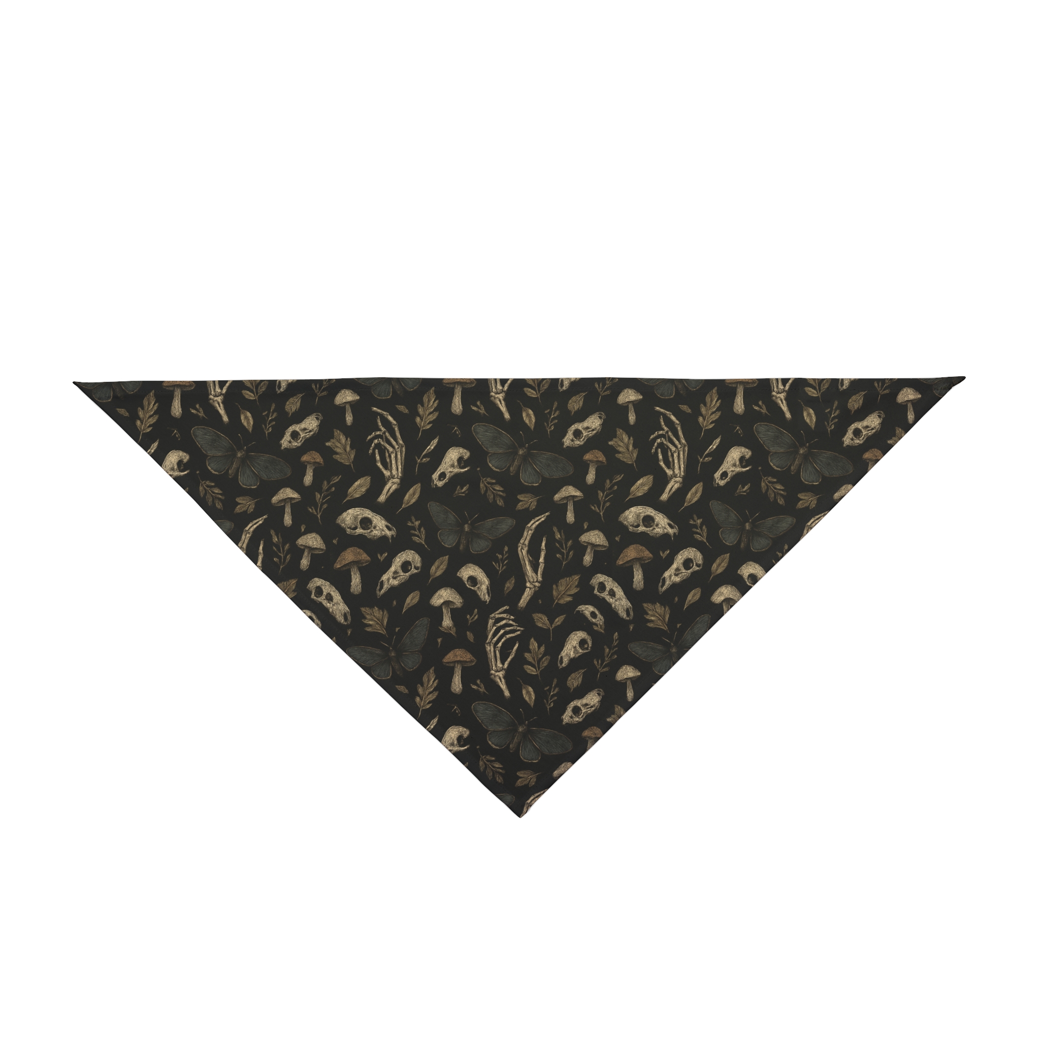 Chic Pet Bandana for Stylish Dogs - Mushrooms & Nature Inspired Design